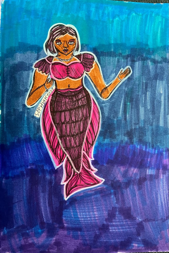 a mermaid